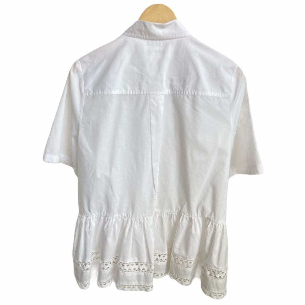 Kate Spade Broome Street Lace Insert Peplum Top - Picture 5 of 8